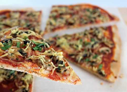 PIZZA AUX CHAMPIGNONS #VEGAN