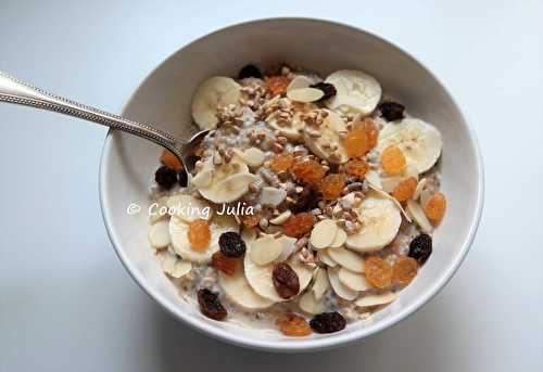 PORRIDGE BANANE ET BEURRE DE CACAHUÈTE