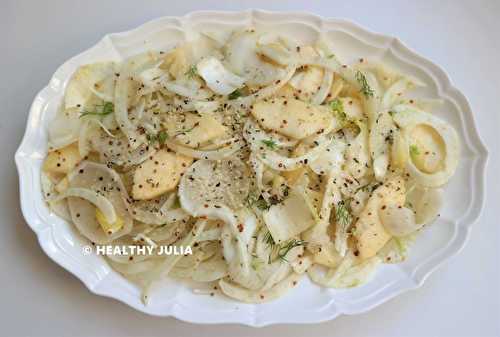 SALADE D'HIVER LÉGÈRE AU FENOUIL ET AU CHANVRE