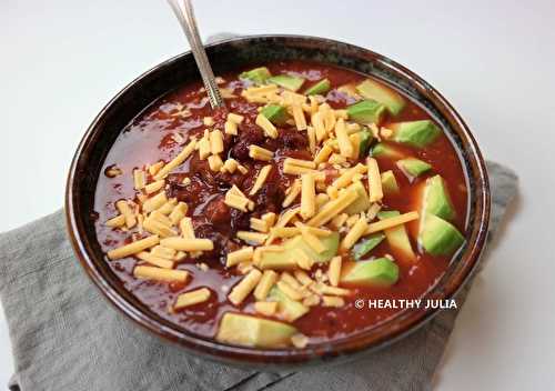 SOUPE DE TOMATE TEX-MEX