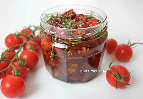 TOMATES SÉCHÉES MARINÉES À L'HUILE D'OLIVE #VEGAN