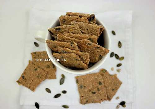 CRACKERS AU SARRASIN ET GRAINES #VEGAN