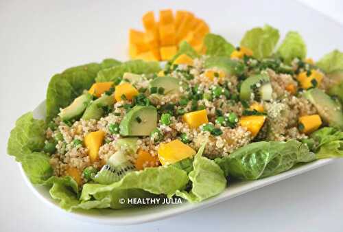 SALADE DE QUINOA À LA MANGUE #VEGAN