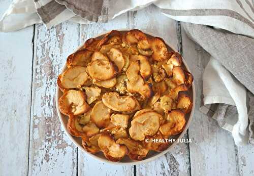 GÂTEAU LÉGER AUX POMMES, BANANES ET FLOCONS D'AVOINE