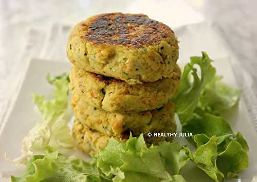 GALETTES À L'OKARA ET AUX LÉGUMES #VEGAN