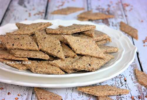 CRACKERS AU KASHA #VEGAN