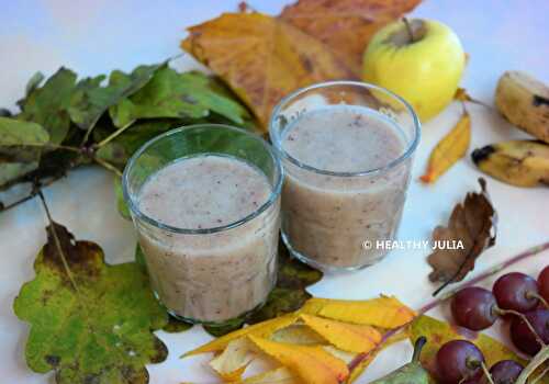 SMOOTHIE AUX FRUITS D'AUTOMNE #VEGAN