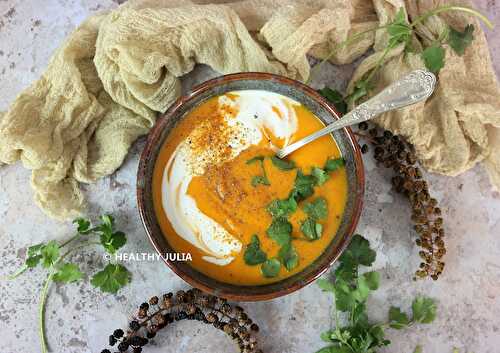 VELOUTÉ DE POTIMARRON COMME UN DHAL #VEGAN