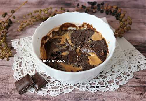 RAMCAKE AU CHOCOLAT ET BEURRE DE CACAHUÈTE #VEGAN