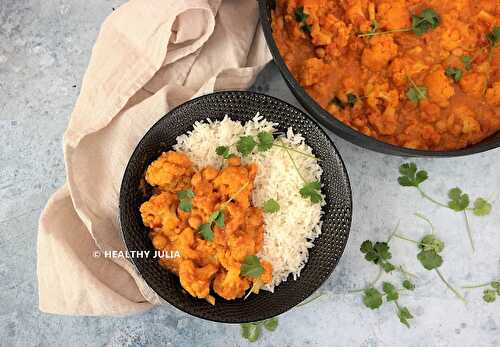 DHAL DE CHOU-FLEUR À LA TOMATE #VEGAN