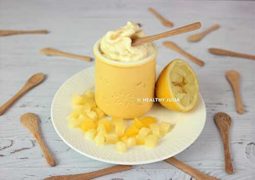 CRÈME GLACÉE ANANAS-COCO #VEGAN