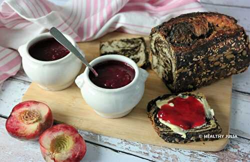 CONFITURE DE PÊCHES DE VIGNE #VEGAN