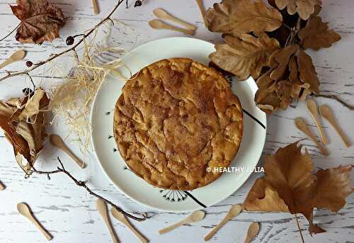 GÂTEAU MOELLEUX AUX POMMES #VEGAN