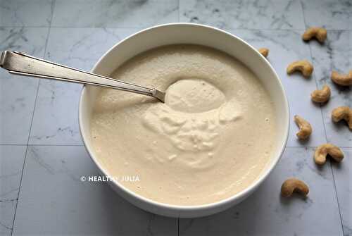 SAUCE BÉCHAMEL AUX NOIX DE CAJOU #VEGAN