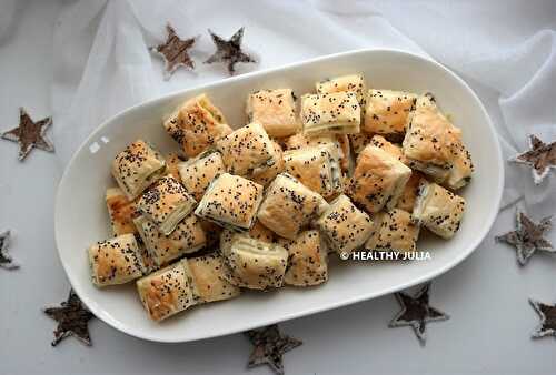 FEUILLETÉS À LA CRÈME ET À LA CIBOULE #VEGAN