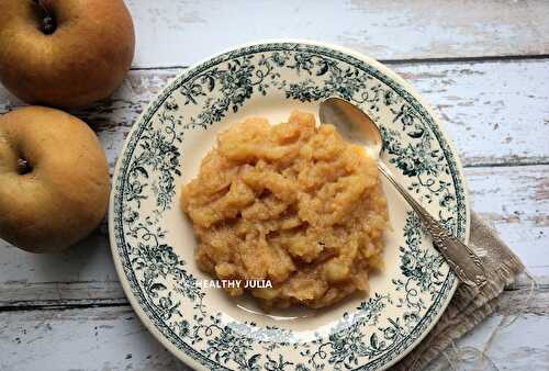 COMPOTE DE POMME AU MICRO-ONDES #VEGAN