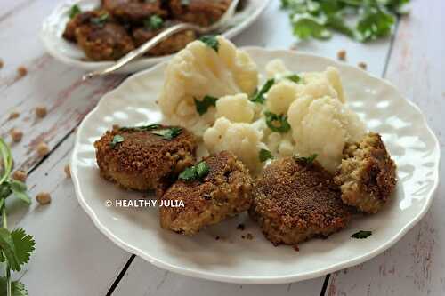 CROQUETTES DE POIS CHICHES #VEGAN