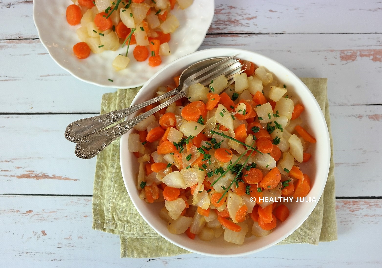 POÊLEE DE NAVETS ET CAROTTES CARAMÉLISÉS #VEGAN