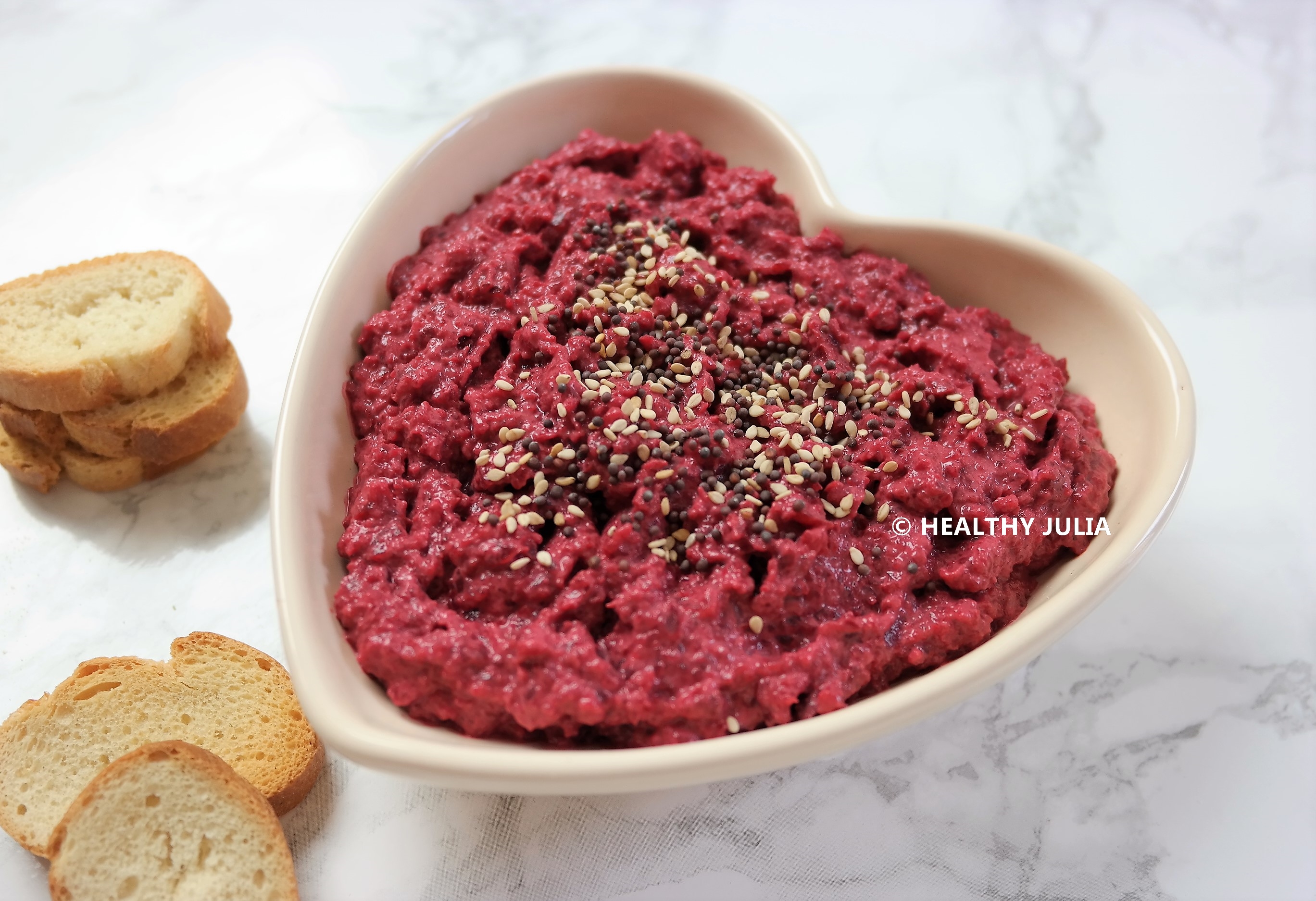 TARTINADE DE BETTERAVE #VEGAN