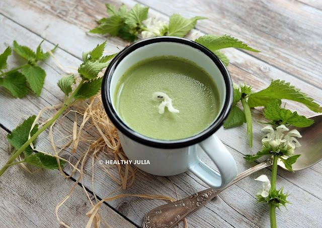 VELOUTÉ D'ORTIES BLANCHES #VEGAN