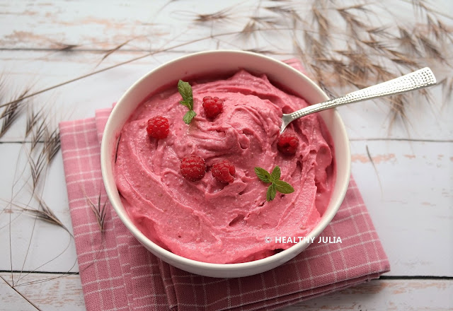 GLACE AU COTTAGE CHEESE, PARFUM FRAMBOISE