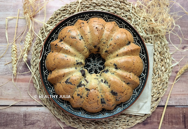 GÂTEAU AU YAOURT ET PÉPITES DE CHOCOLAT #VEGAN