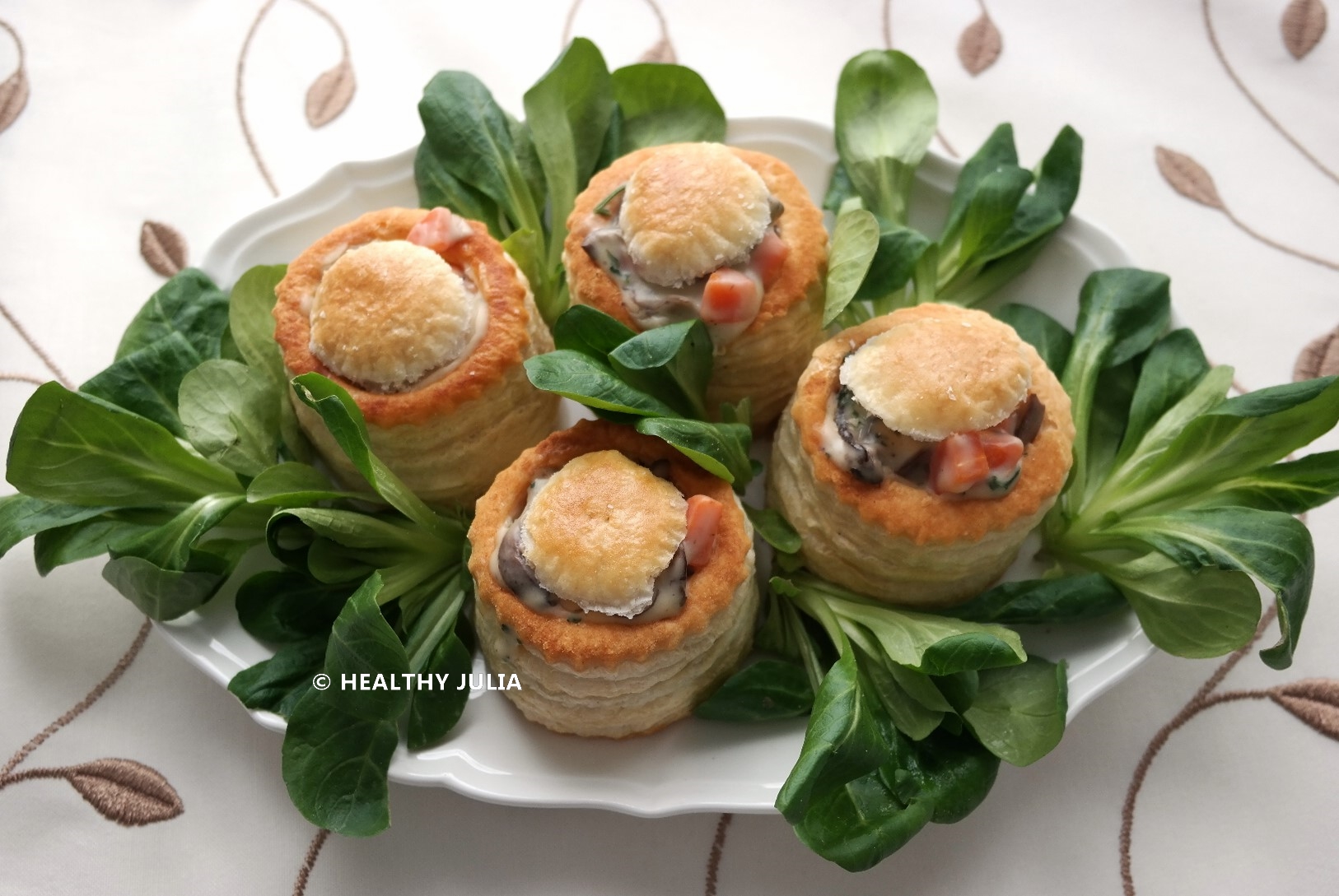 BOUCHÉES À LA REINE AUX LÉGUMES #VEGAN