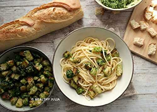 CROÛTONS À L'AIL DES OURS #VEGAN