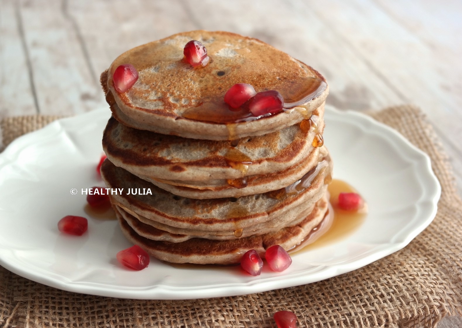 PANCAKES À LA BANANE ET AU SARRASIN #VEGAN