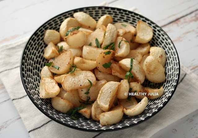 NAVETS CARAMÉLISÉS RÔTIS AU FOUR #VEGAN