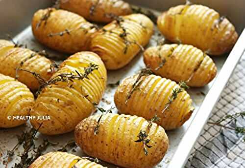 POMMES DE TERRE HASSELBACK #VEGAN