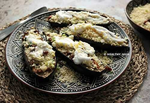 AUBERGINES À LA CHERMOULA, BOULGOUR ET YAOURT D'OTTOLENGHI #VEGAN