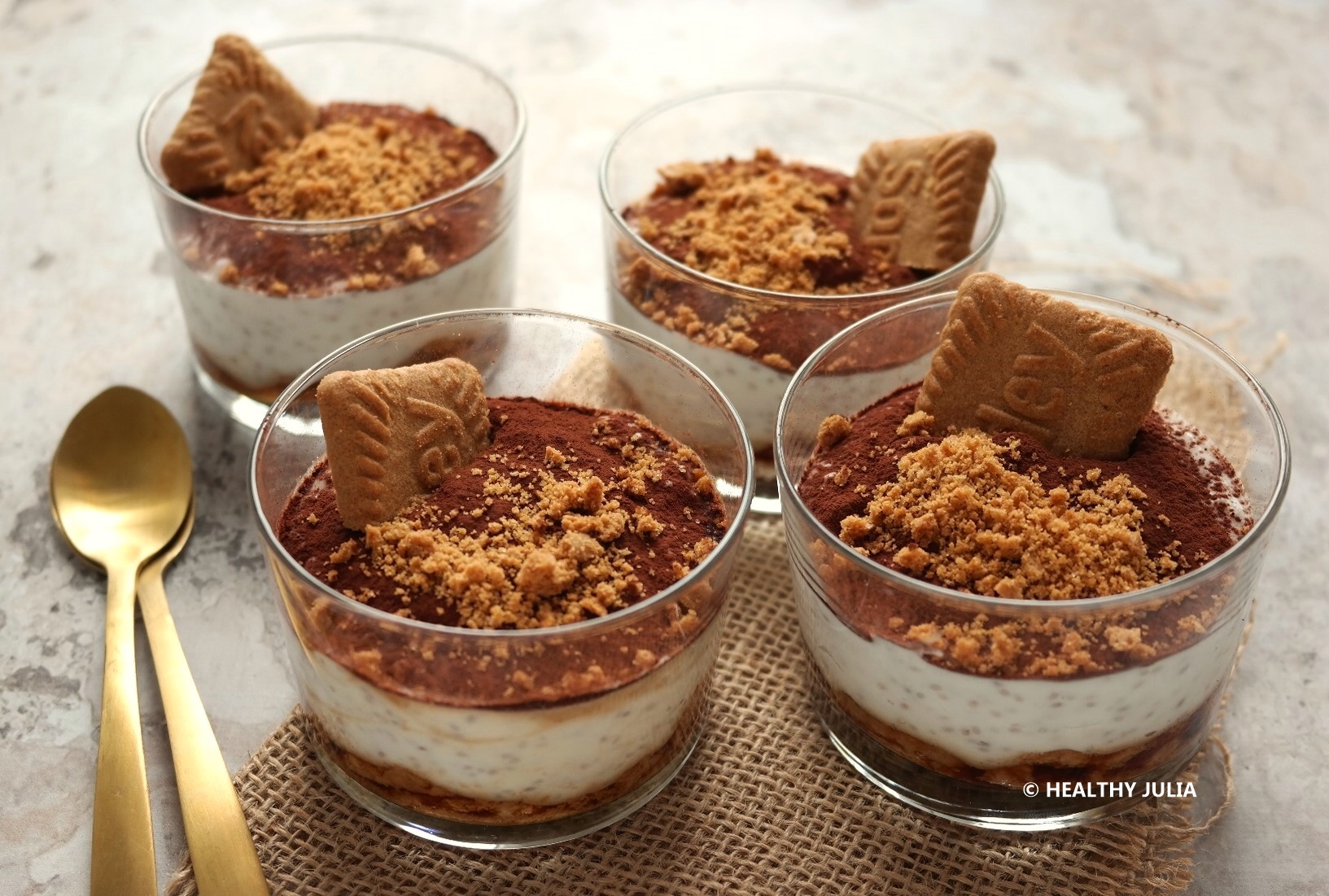 CHIA PUDDING FAÇON TIRAMISU AUX SPÉCULOOS #VEGAN