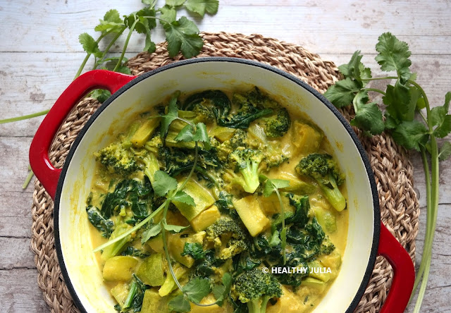 CURRY DE LÉGUMES VERTS #VEGAN