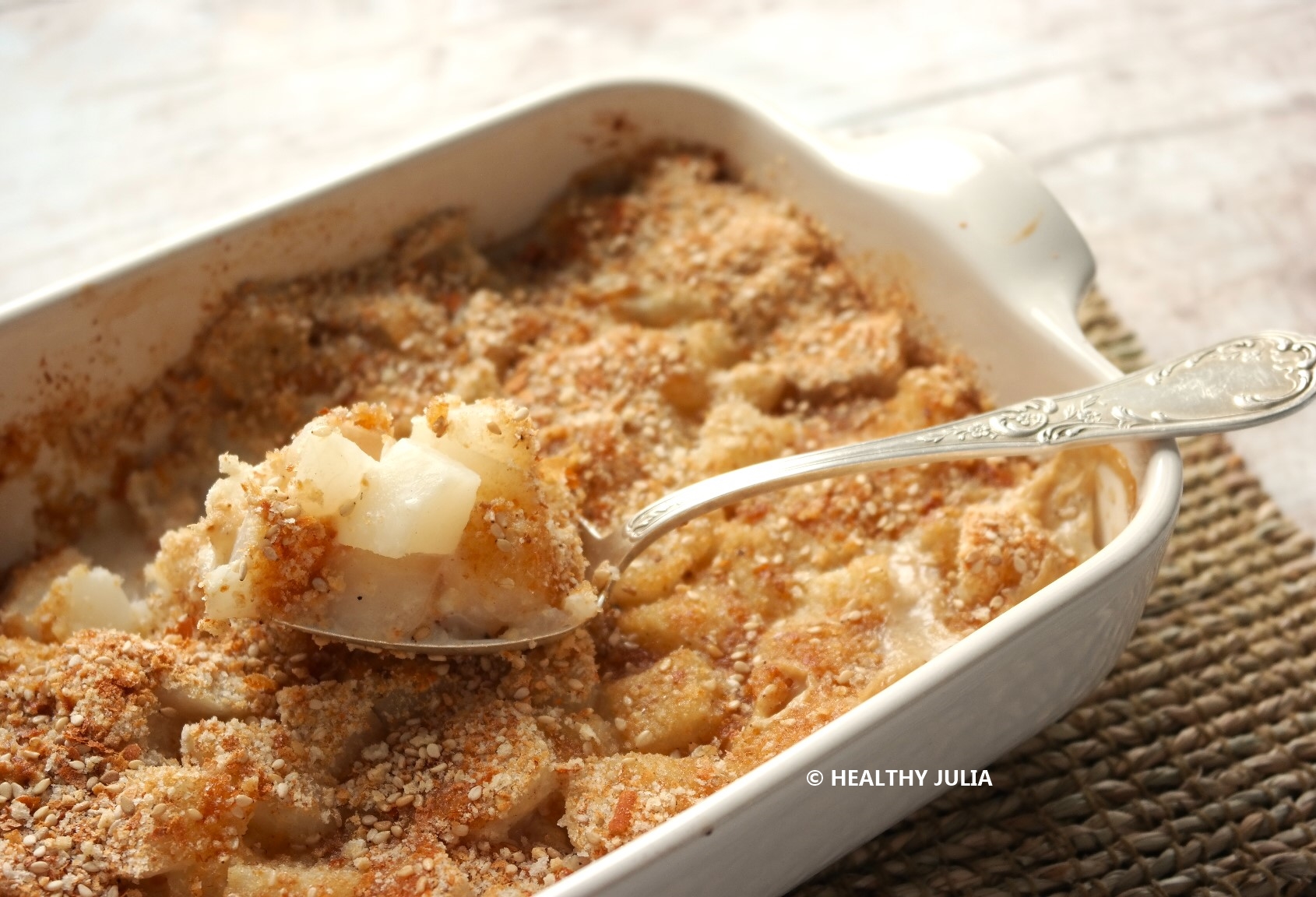 GRATIN DE NAVETS #VEGAN