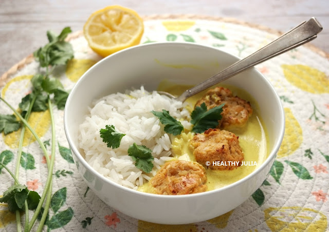 BOULETTES DE CHOU-FLEUR ET POIS CHICHES AU CURRY #VEGAN