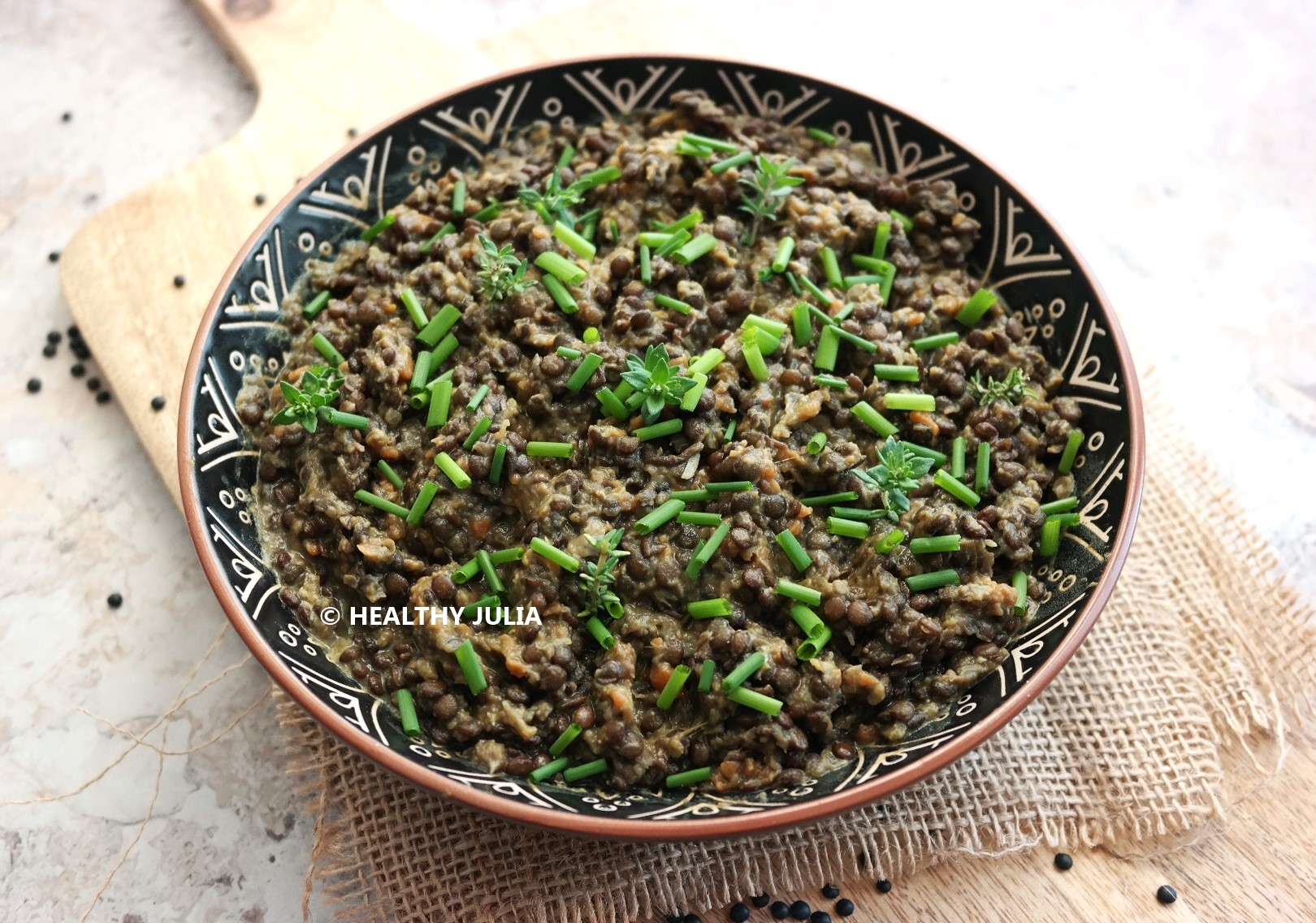 CAVIAR DE LENTILLES BÉLUGA #VEGAN