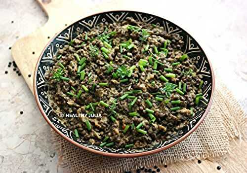 CAVIAR DE LENTILLES BÉLUGA #VEGAN