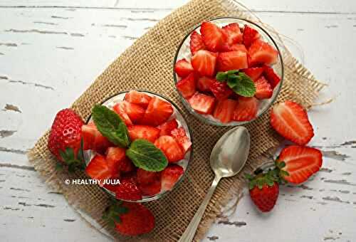 CHIA PUDDING AUX FRAISES #VEGAN