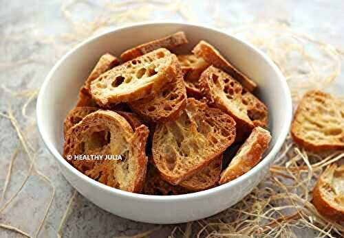 CROÛTONS POUR TARTINADES #VEGAN
