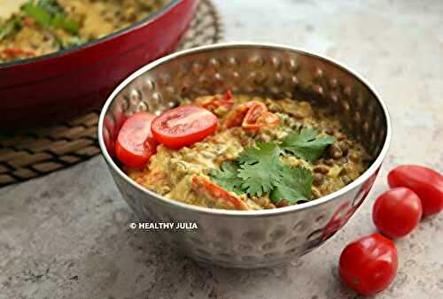 DHAL EXPRESS DE LENTILLES AUX TOMATES #VEGAN