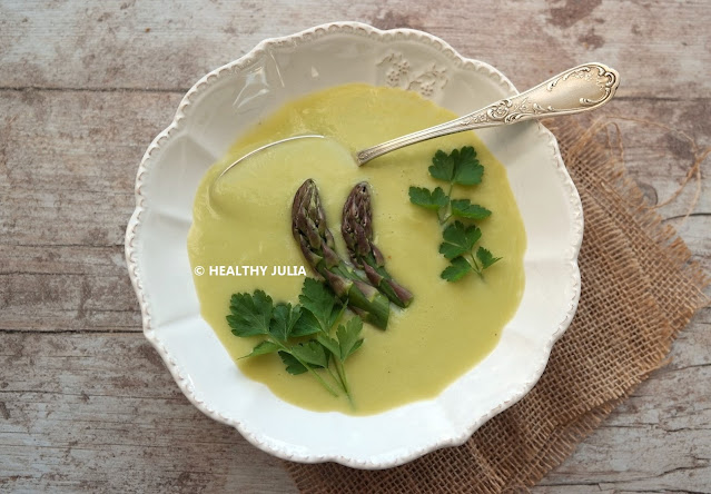 VELOUTÉ AUX ASPERGES VERTES #VEGAN