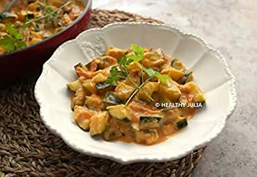 CURRY CRÉMEUX DE COURGETTES #VEGAN
