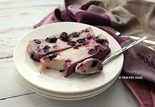 ENTREMETS AU SKYR ET MYRTILLES