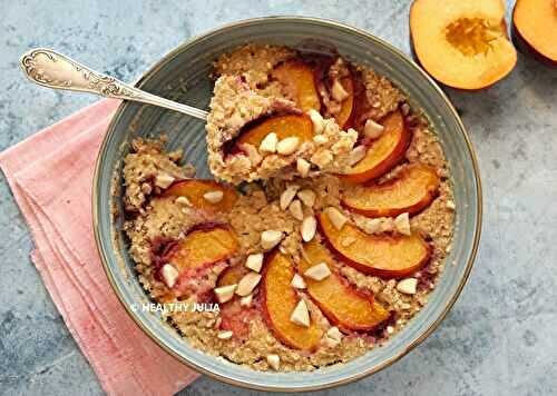 PORRIDGE EXPRESS AMANDE ET PÊCHE #VEGAN