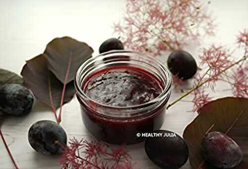 CONFITURE DE PRUNES ALLÉGÉE EN SUCRE #VEGAN