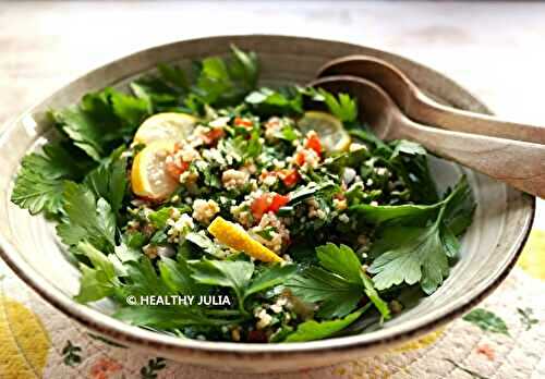 LE VRAI TABOULÉ LIBANAIS #VEGAN