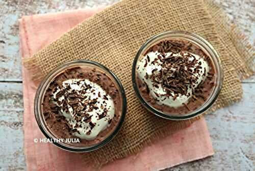 MOUSSE AU CHOCOLAT AU COTTAGE CHEESE (SANS ŒUF)