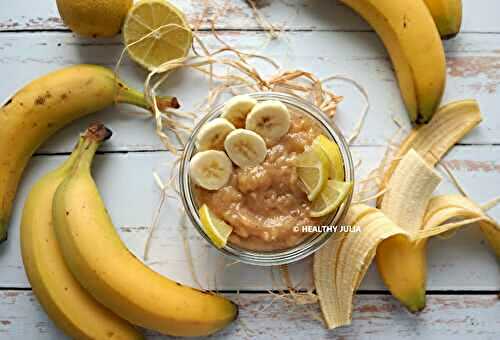 CONFITURE DE BANANES AU CITRON #VEGAN
