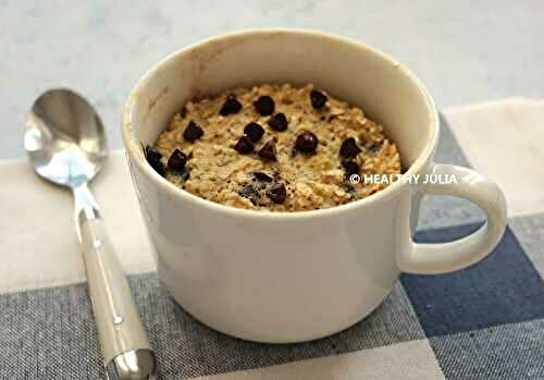 MUG OATS AUX PÉPITES DE CHOCOLAT